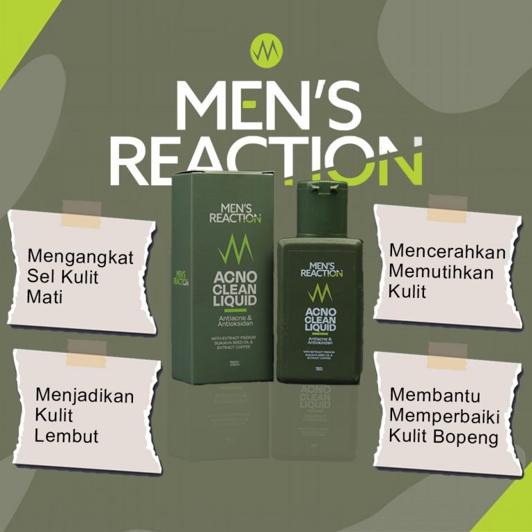 men's reaction facial wash