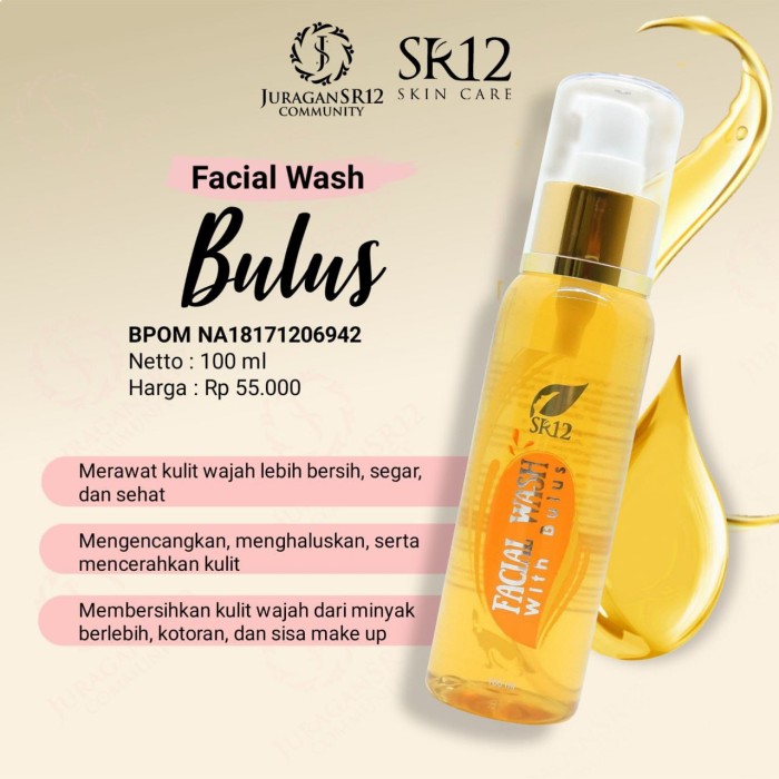 facial wash bulus sr12