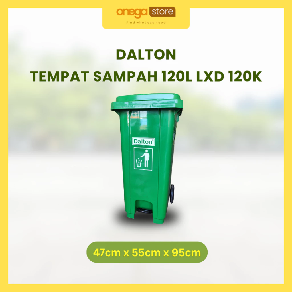 Dalton Tempat Sampah Roda 120L LXD 120K