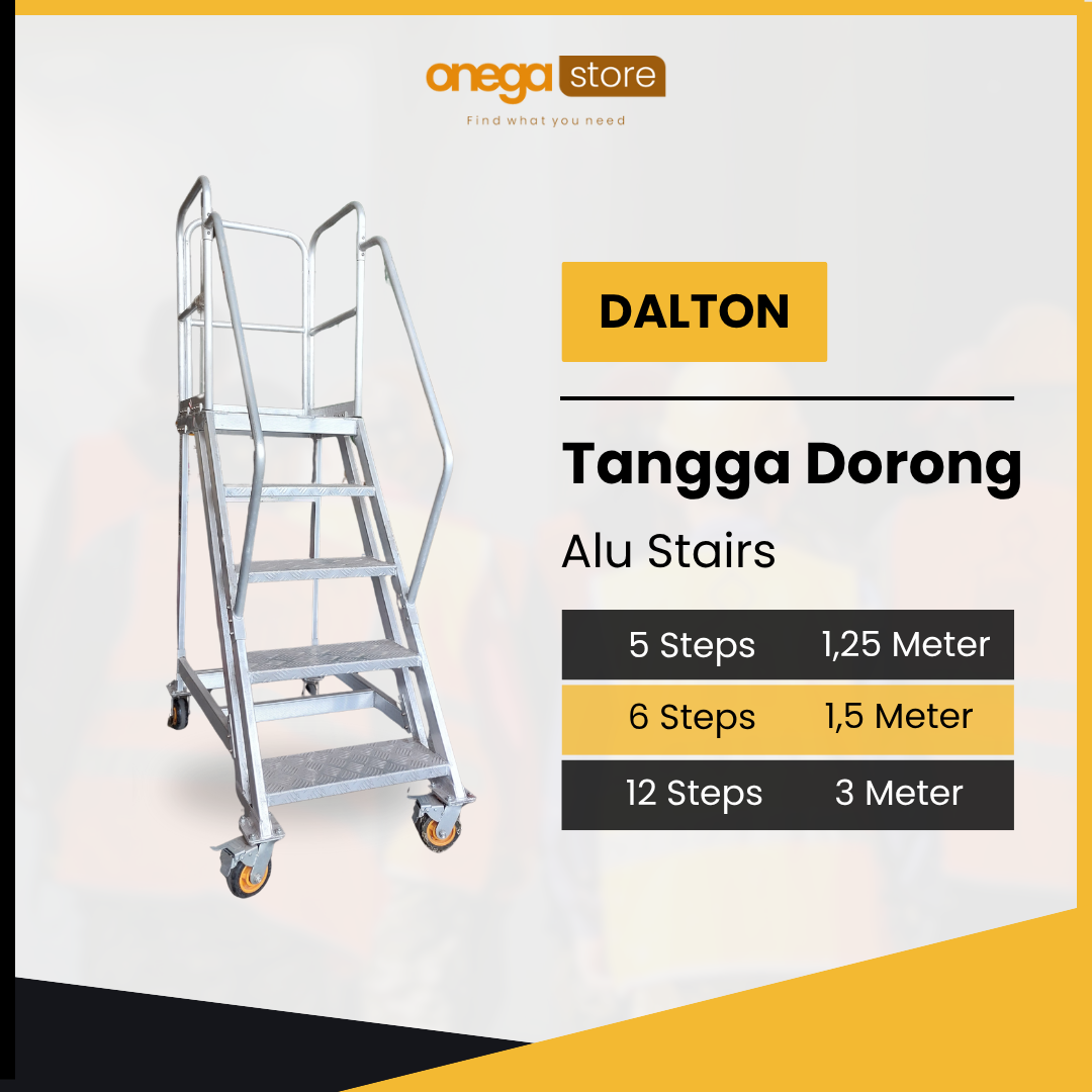 Dalton Tangga Dorong Gudang Aluminium